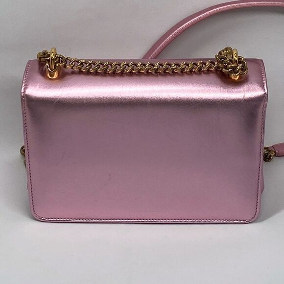 Dolce & Gabbana Devotion metallic leather shoulder bag - Picture 9 of 16